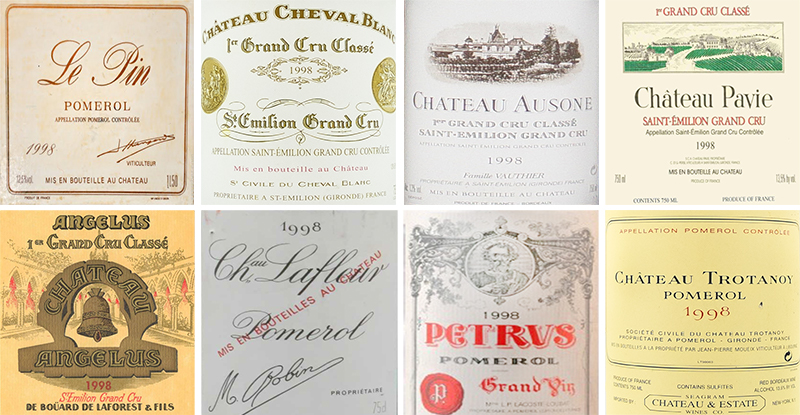 20 Years On – 1998 Right Bank Bordeaux's Best Dinner, very limited seats