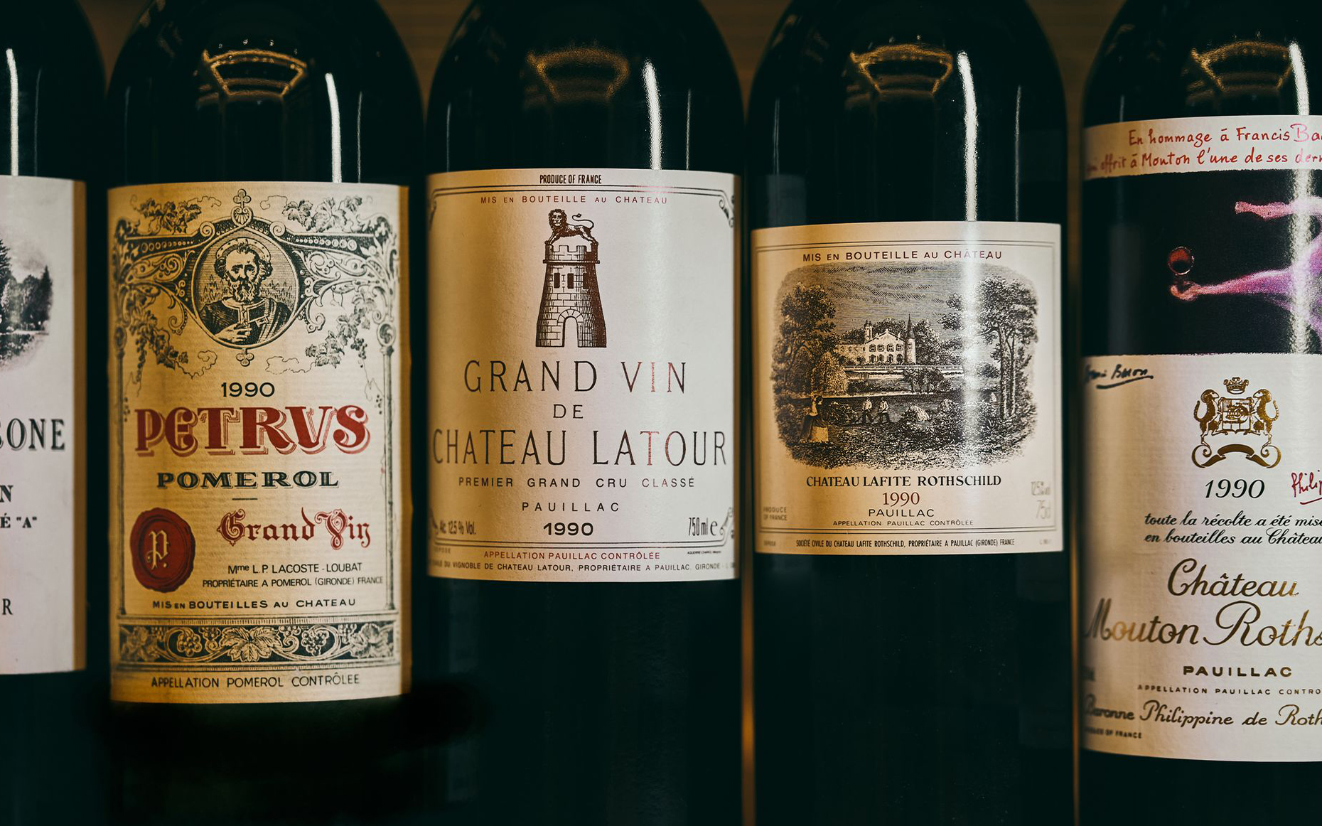 1990 Bordeaux Dinner Left Bank v Right Bank