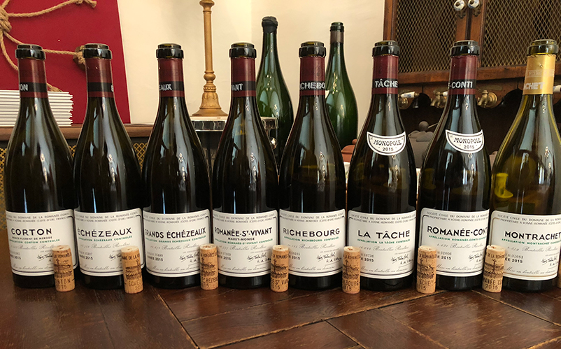 Domaine de la Romanée Conti 2015 Tasting with Aubert de Villaine