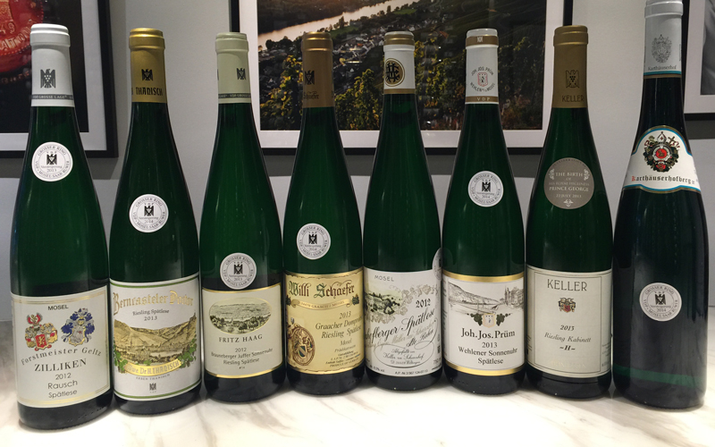 2016 German Auction Riesling Tutored Tasting, 2:30pm, Saturday, 9th June