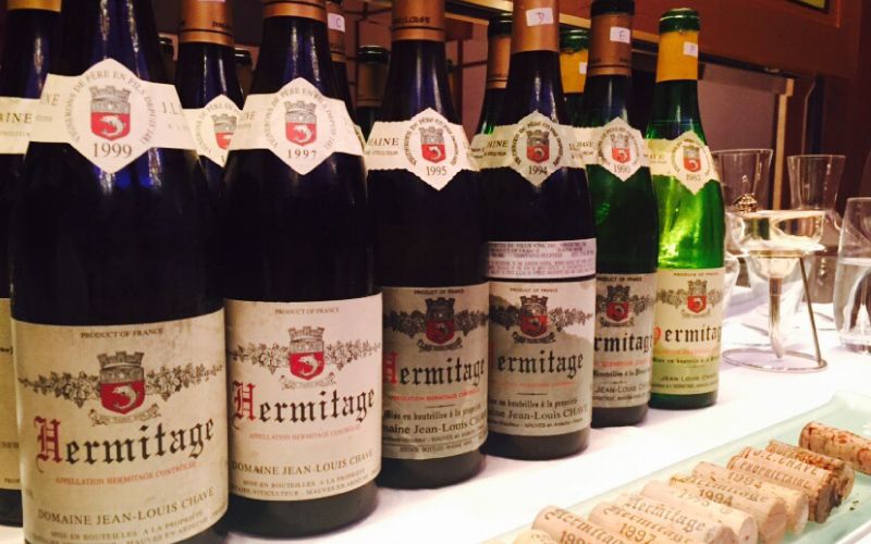 Domaine J-L Chave Hermitage Dinner, Wednesday, 14th March - Mature Vintages Back to the 1970s