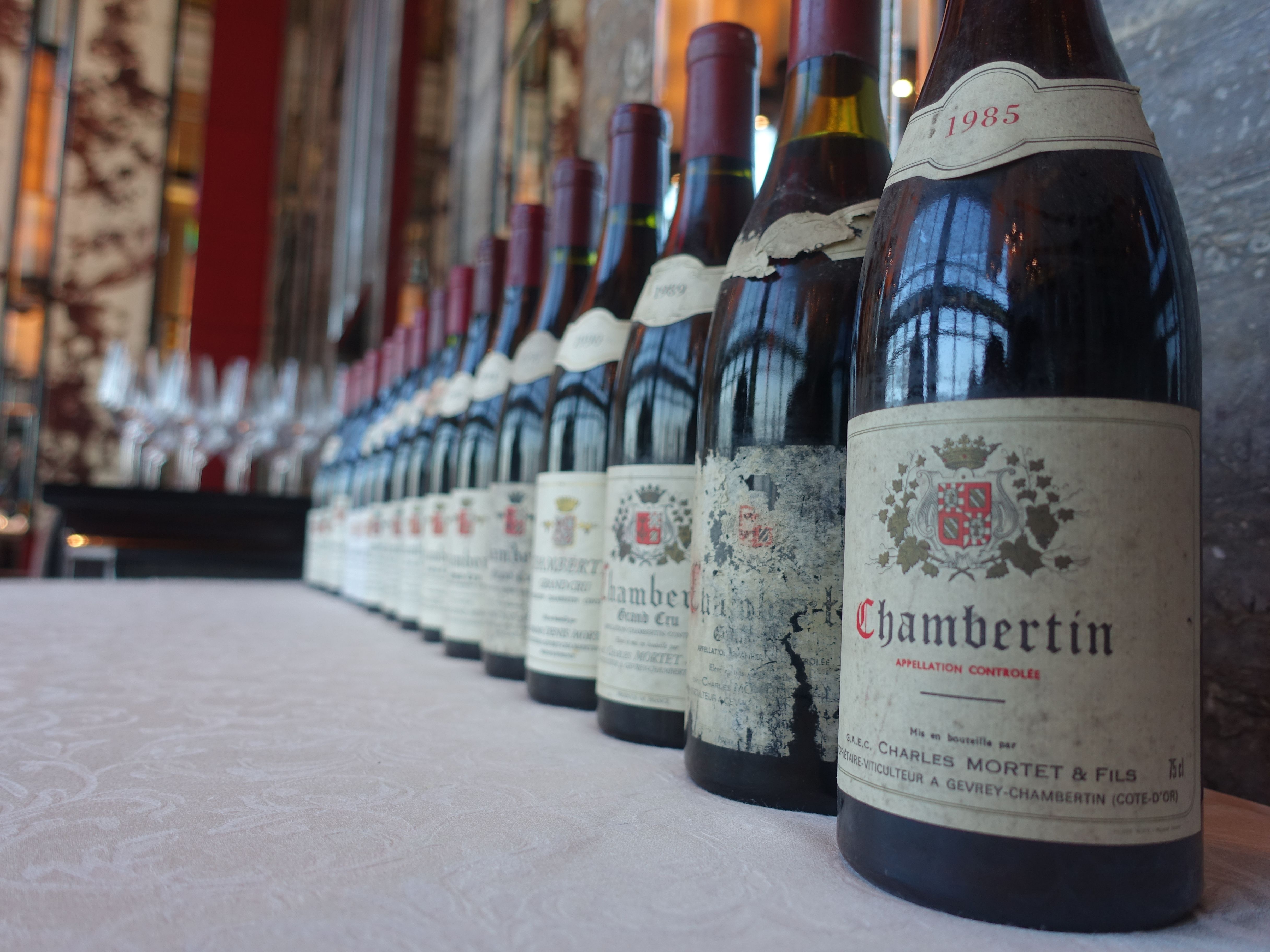 IN REVIEW: The Fine Wine Experience Burghound Symposium: Domaine Denis Mortet Chambertin Dinner