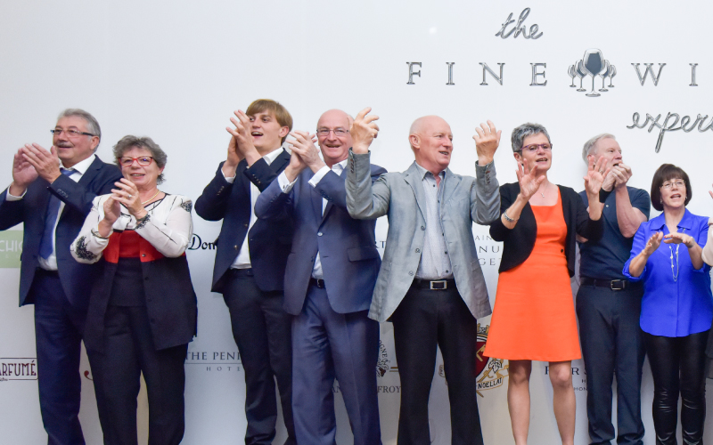 2018 THE FINE WINE EXPERIENCE BURGHOUND SYMPOSIUM HONG KONG  CHARITY GALA DINNER with Prune and Antoine Amiot-Servelle, Marit Lindal and Christophe Perrot-Minot and Erica and Allen Meadows (DAY 3)