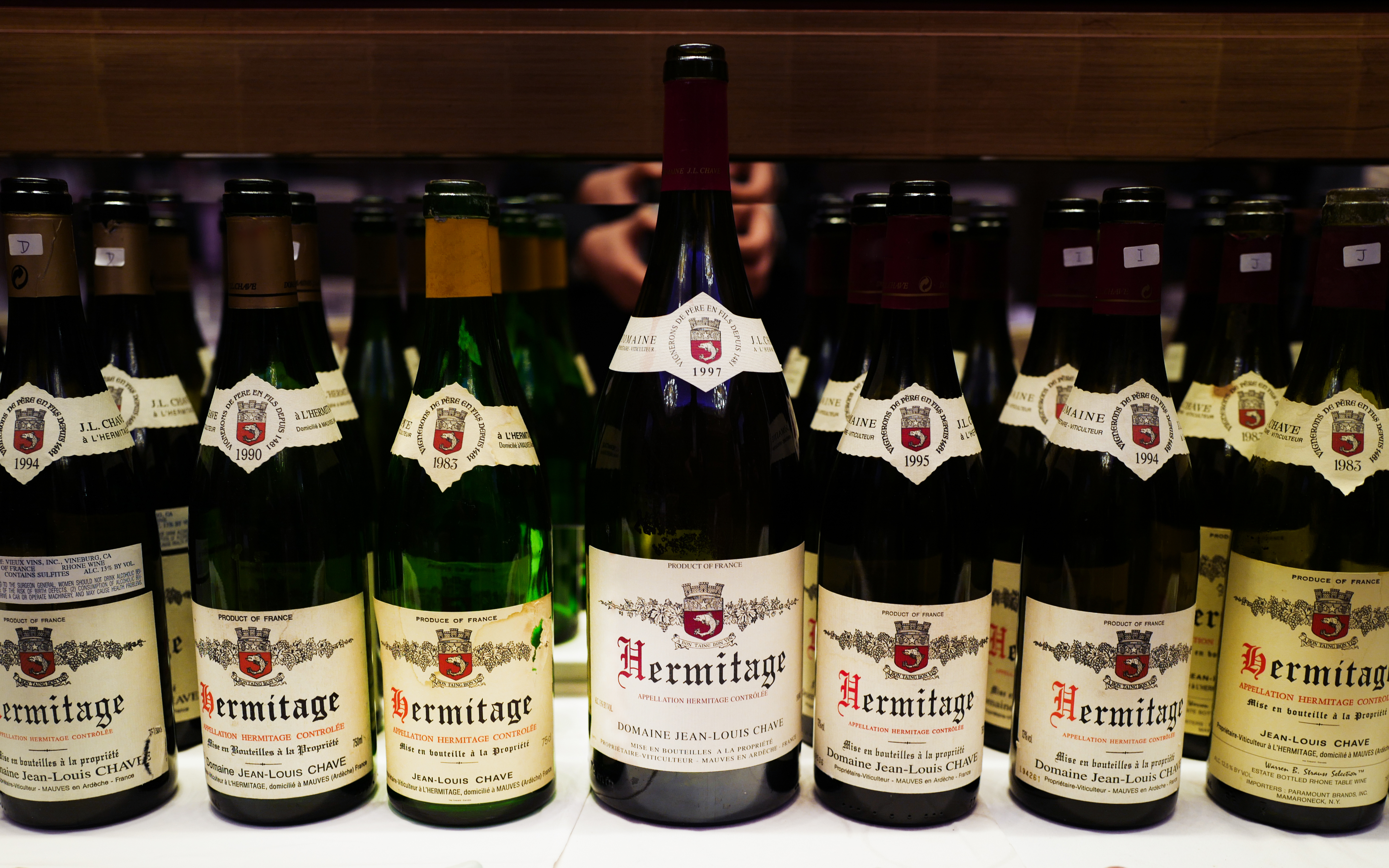 Domaine J-L Chave Hermitage Dinner in Singapore: Mature Vintages Back to the 1970s