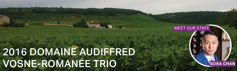 Fine Wine Friday: Domaine Audiffred Vosne-Romanée Trio
