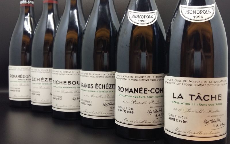 1996 Domaine de la Romanee Conti Assortment Case Dinner